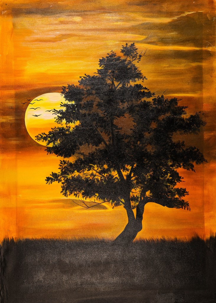 sun painting images