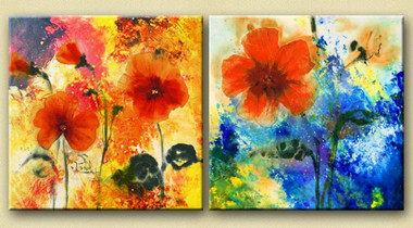 31GRP86 - Handpainted Art Painting - 48in X 24in