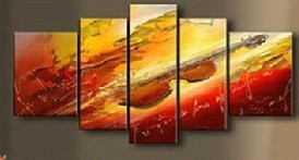 Musical Treat - Guitar - Handpainted Art Painting - 72in X 36in