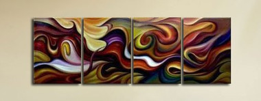Fascination - Handpainted Art Painting - 64in X 24in