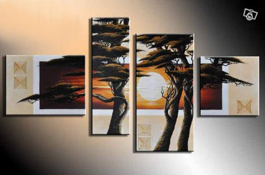 Dawn - Handpainted Art Painting - 68in X 32in