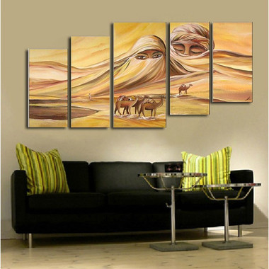 Desert Soul - Handpainted Art Painting - 67in X 34in (Details Inside)