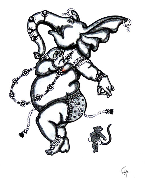 Ganesha, Ganesh, Dancer, Happy, Joy, Peaceful,,The Happy Dancer - 1,ART_1558_13318,Artist : Sandeep Handa,Mixed Media Ganesha, Ganesh, Dancer, Happy, Joy, Peaceful,,The Happy Dancer - 1,ART_1558_13318,Artist : Sandeep Handa,Mixed Media