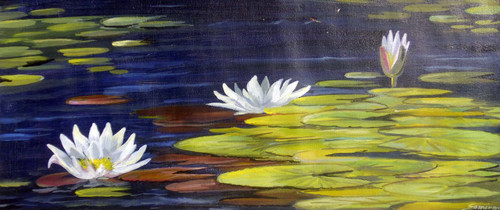 pond,acrylic,painting,canvas,flower,floral,lotus,White Lotus on Pond,ART_1232_15722,Artist : SAMIRAN SARKAR,Acrylic pond,acrylic,painting,canvas,flower,floral,lotus,White Lotus on Pond,ART_1232_15722,Artist : SAMIRAN SARKAR,Acrylic