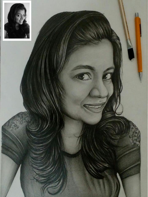 फट बनवए Pencil Sketch Portraits Order now  Other Hobbies  1740575424