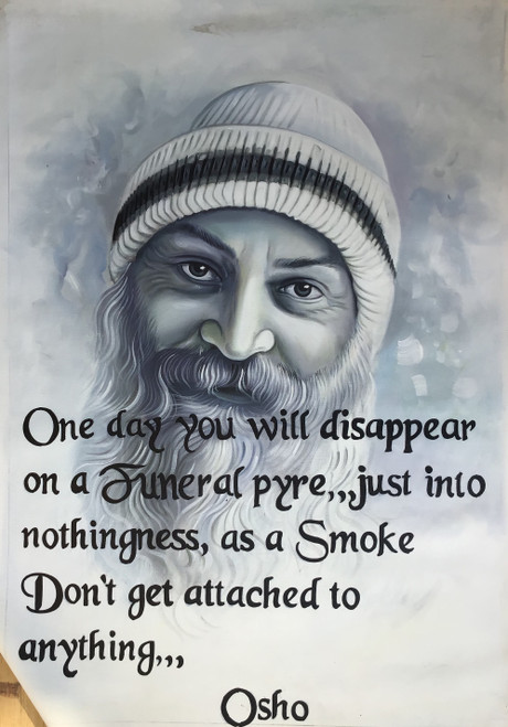 Osho painting (ART_6706_39693) - Handpainted Art Painting - 24in X 36in Osho painting (ART_6706_39693) - Handpainted Art Painting - 24in X 36in