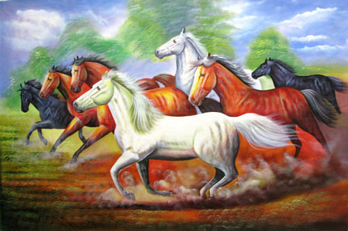 Shop 7 Running Horses Seven Horses Vastu Horse Animals Birds