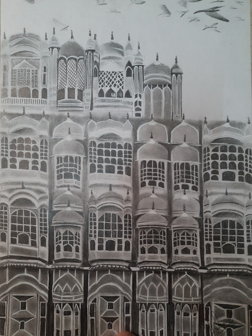 Historical Icon Jaipur City Hawa Mahal Stock Illustration  Download Image  Now  Hawa Mahal Jaipur Architecture  iStock