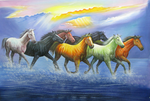 Shop 7 Running Horses Seven Horses Vastu Horse Animals Birds
