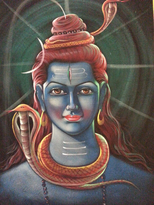 Buy Lord Shiva 3 By Community Artists Group Rs 6490 Code Art Piaa 07 2128 Shop Art Paintings Online In India