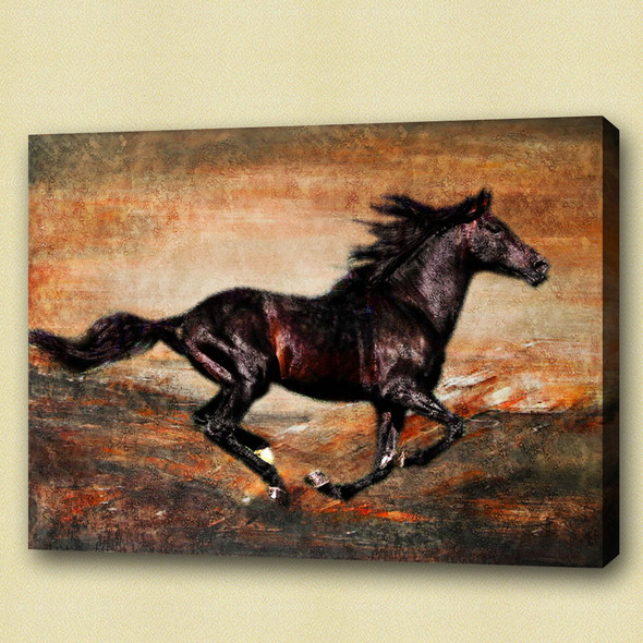 horse, black horse, galloping horse, galloping black horse , running horse