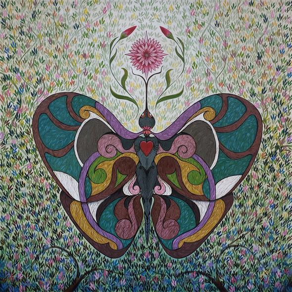 Transformation (ART_464_75061) - Handpainted Art Painting - 36in X 36in