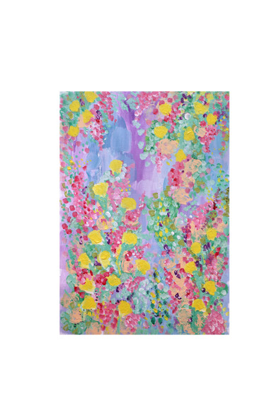 Truth of the blossom (ART_9064_76718) - Handpainted Art Painting - 14in X 19in