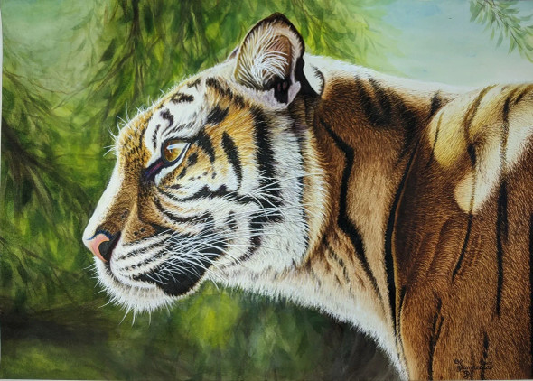 I'm A Champion (ART-2393-100155) - Handpainted Art Painting - 20 in X 14in