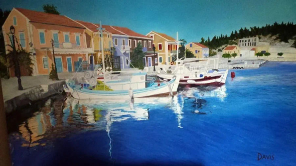 Kefalonia Greek Island (PRT-15633-102780) - Canvas Art Print - 36in X 20in