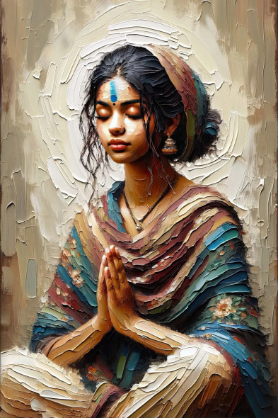 Sacred Serenity (PRT-15697-103410) - Canvas Art Print - 24in X 36in