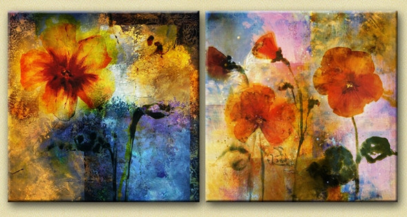 31GRP85 - Handpainted Art Painting - 48in X 24in
