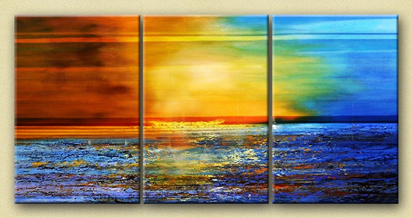 31GRP101 - Handpainted Art Painting - 48in X 24in