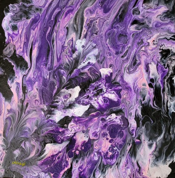 Purple Dreams (PRT-15791-103849) - Canvas Art Print - 42in X 42in