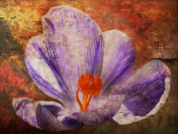 Floral Life 2 - Handpainted Art Painting - 32in X 24in