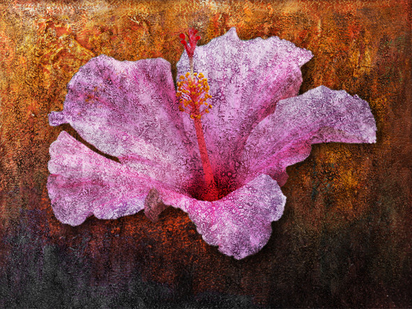 Floral Life 4 - Handpainted Art Painting - 32in X 24in