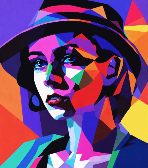 Modern Woman 60 (PRT-8991-104909) - Canvas Art Print - 53in X 60in