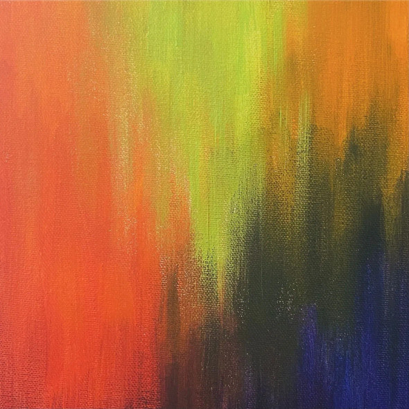 Abstract 1 (ART-3512-105844) - Handpainted Art Painting - 8in X 8in