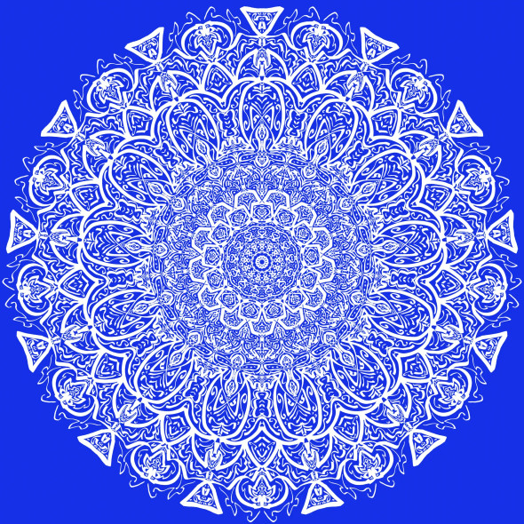 Whispers Of Antiquity - Mandala Art (PRT-16330-107154) - Canvas Art Print - 24in X 24in