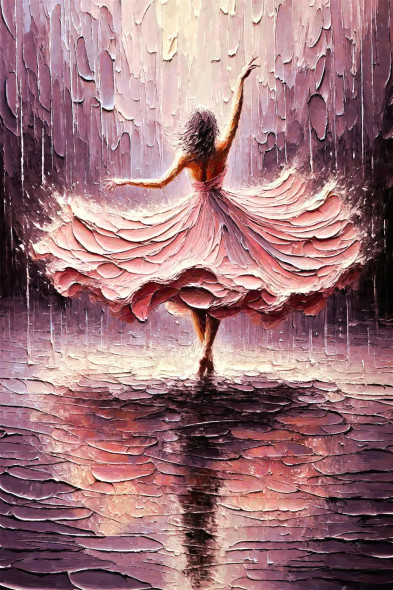 A Splash Of Joy 01 (PRT-15697-107740) - Canvas Art Print - 40in X 60in