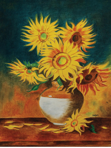 The Golden Rush (PRT-16655-108423) - Canvas Art Print - 18in X 24in