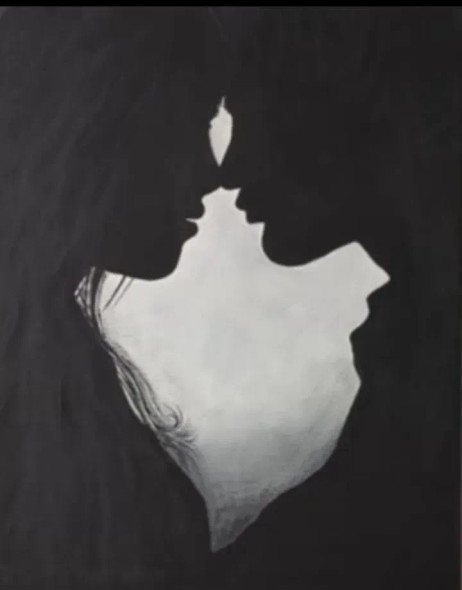 Love (ART-16762-108896) - Handpainted Art Painting - 10in X 15in