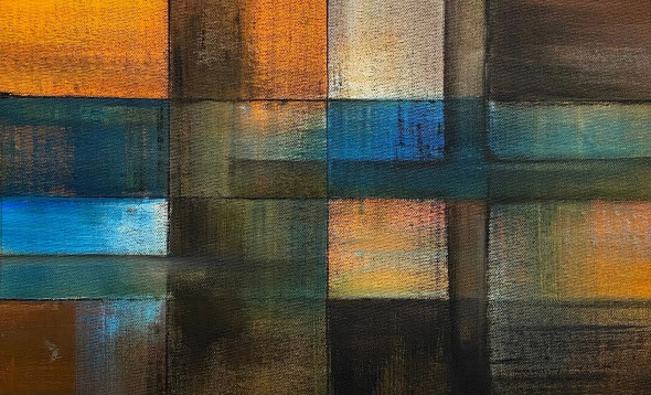 Abstract (ART-3512-109154) - Handpainted Art Painting - 16in X 10in