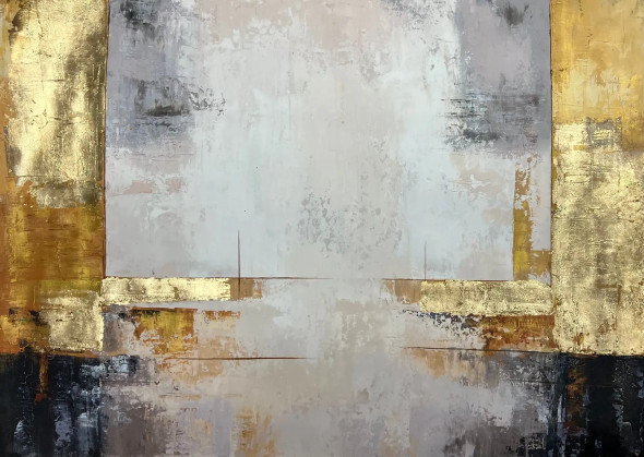 Abstract Painting (ART-6706-109430) - Handpainted Art Painting - 48in X 36in
