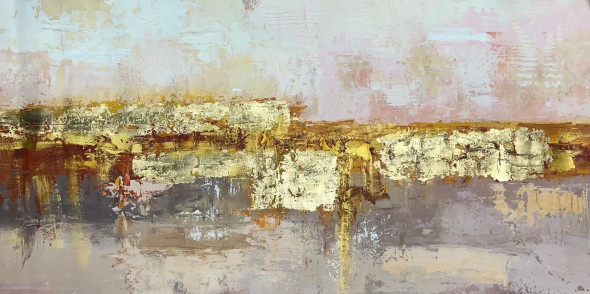 Abstract Painting (ART-6706-109431) - Handpainted Art Painting - 48in X 24in