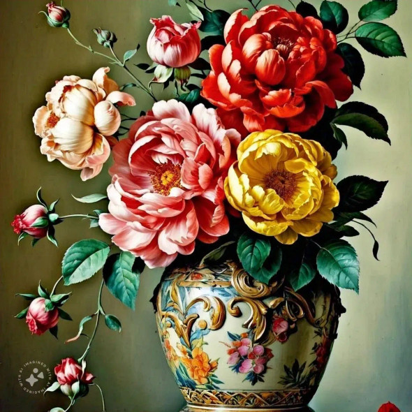 Fine Art 003 (PRT-16612-110317) - Canvas Art Print - 24in X 24in