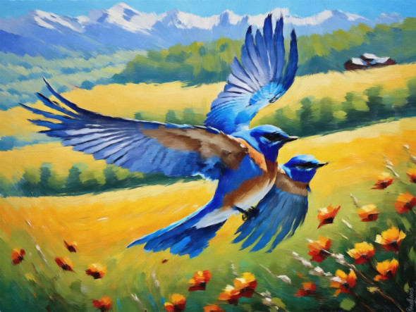 Wings Of Peace (20250201_1604) (PRT-15697-112127) - Canvas Art Print - 60in X 45in