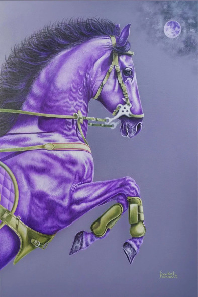 Unstoppable (ART-7171-112225) - Handpainted Art Painting - 24in X 36in