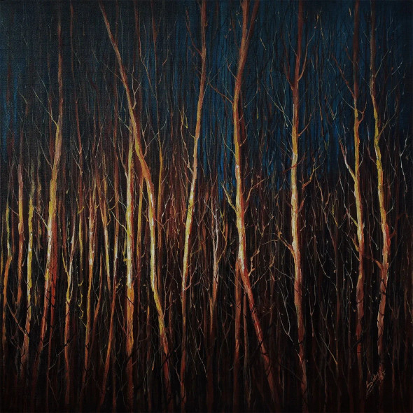 Morning Rays (ART-464-112444) - Handpainted Art Painting - 24in X 24in