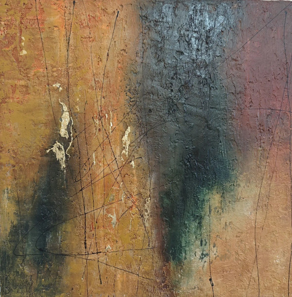 Gold Mine (ART-17131-112495) - Handpainted Art Painting - 20in X 20in
