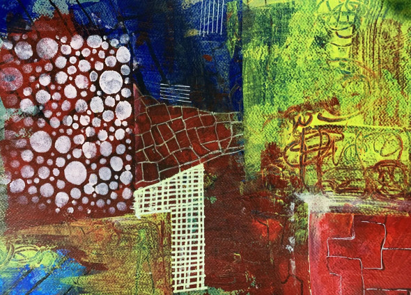 Impasse (ART-17133-112506) - Handpainted Art Painting - 16in X 11in