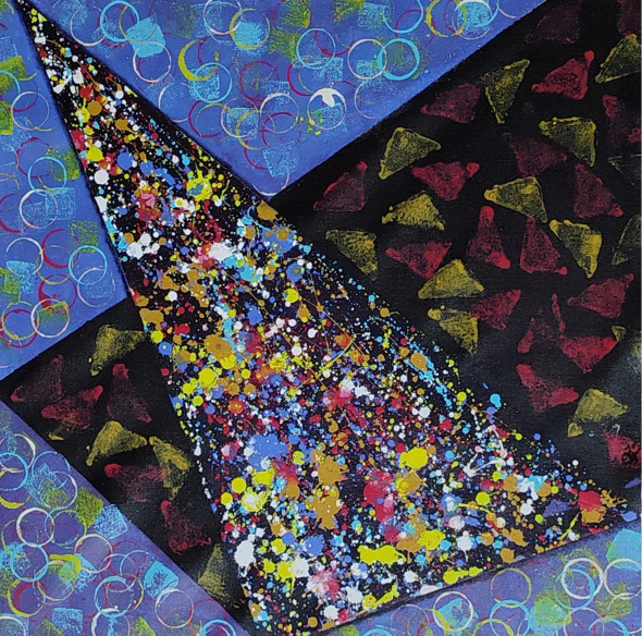 Abstract Painting (ART-16710-112759) - Handpainted Art Painting - 24in X 24in