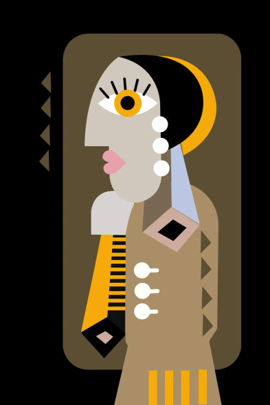 Tribal Woman (PRT-17170-112786) - Canvas Art Print - 24in X 36in