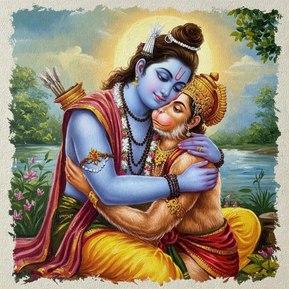 True Love And Loyalty Know No Bounds. (PRT-15697-113211) - Canvas Art Print - 60in X 60in