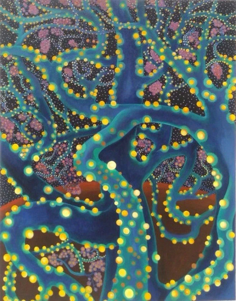 The Sound Of Silence Creation (ART-17185-113185) - Handpainted Art Painting - 46in X 72in