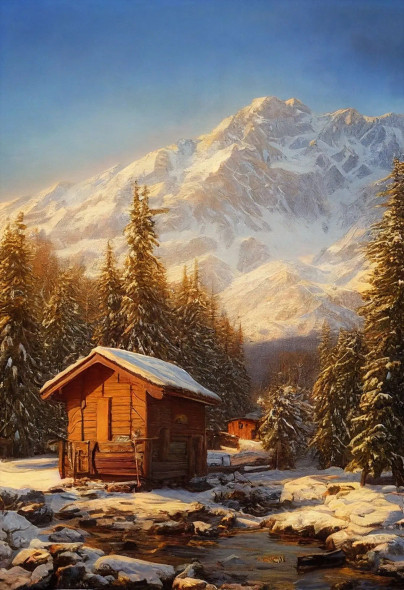 Nature Scenery 1 (PRT-8645-113738) - Canvas Art Print - 12in X 18in