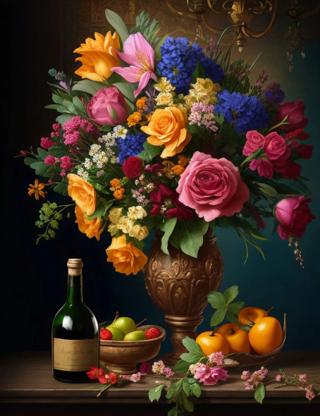 Still Life 2 (PRT-8645-113736) - Canvas Art Print - 14in X 18in