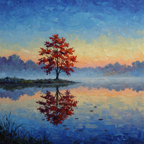 Whispers On The Water (PRT-15697-113772) - Canvas Art Print - 36in X 36in