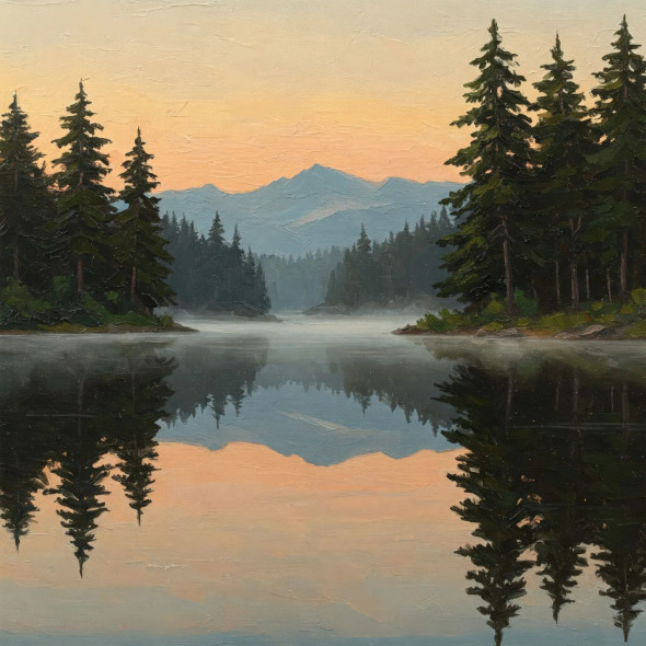 Thousand Colors Of The Sky (PRT-15697-113931) - Canvas Art Print - 36in X 36in