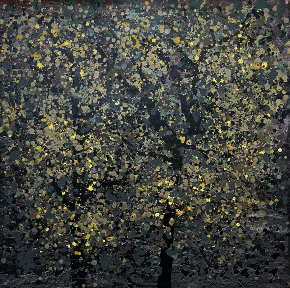 Untitled (ART-17342-114025) - Handpainted Art Painting - 33in X 33in