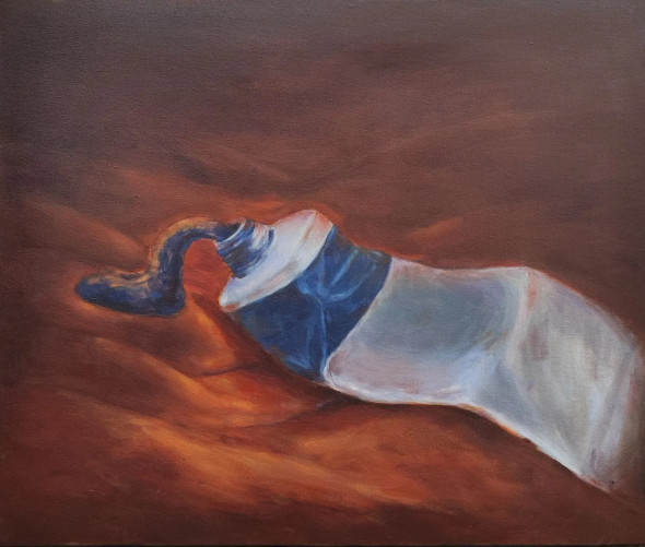 Compression (ART-8303-114196) - Handpainted Art Painting - 24in X 20in
